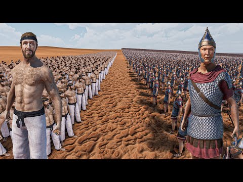 1000 CHUCK NORRIS vs 2 MILLION ROMAN ARCHERS - Ultimate Epic Battle Simulator 2 UEBS 2