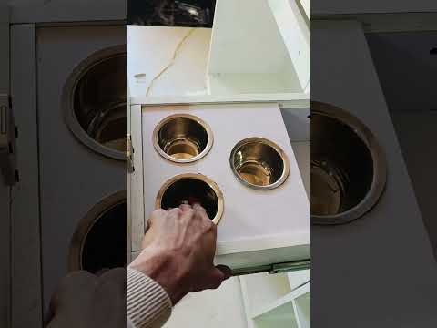 Wooden l shaped display counter, for shop