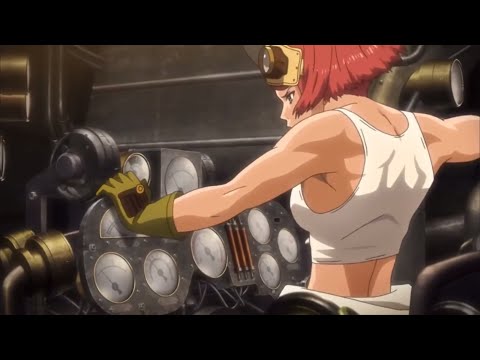 Female Muscle Clips 184 - Yukina Flexing Her muscles Kabaneri of the Iron Fortress