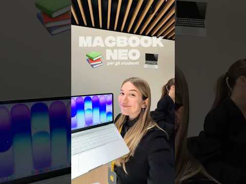MacBook Neo è il dispositivo perfetto per noi studenti, a un prezzo rivoluzionario📚#apple invited