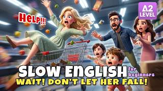 OMG... Why Did Everyone Ignore the Pregnant Woman?! 😱 | Slow English Listening Story (A2)