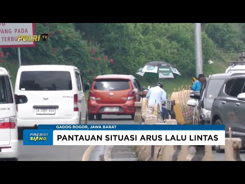 NTMC POLRI - PANTAUAN ARUS LALU LINTAS SIANG DI GADOG BOGOR, JAWA BARAT