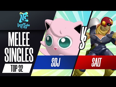 Salt vs SDJ - Top 32 Melee Singles - Low Tide City | Falcon vs Jigglypuff
