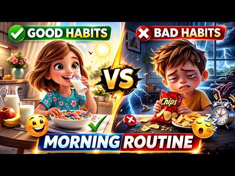 Bad Habits vs Good Habits | Which Child Has a Better Day? #morningroutine