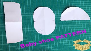 Baby shoes tutorial | pattern