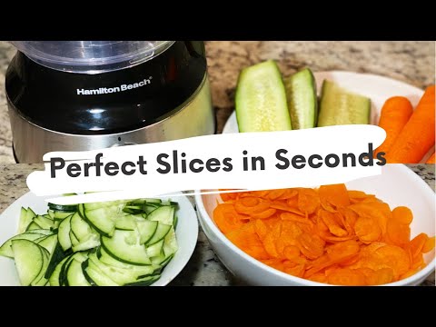 How to Shred Food using Hamilton Food Processor