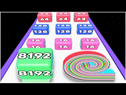 2048 Cube Run Run and Merge (Android) Vs Roll Layers (iOS)