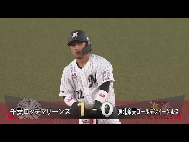 【2回裏】マリーンズ・田村のタイムリー2ベースヒットで先制!! 2020/7/31 M-E