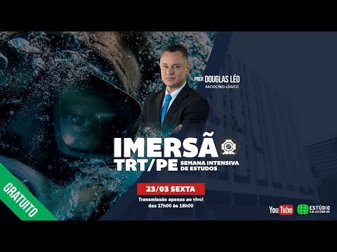 Imersão TRT/PE | Semana Intensiva | Raciocínio Lógico