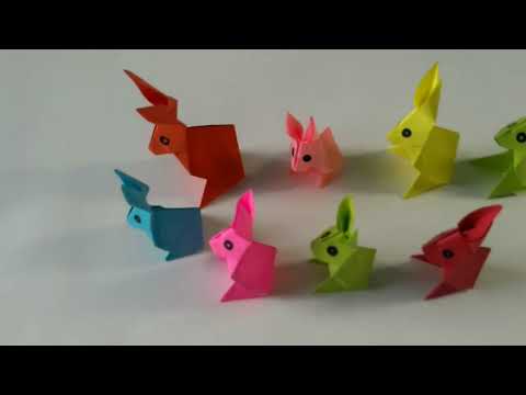 Origami Animal - How to make an Origami Rabbit