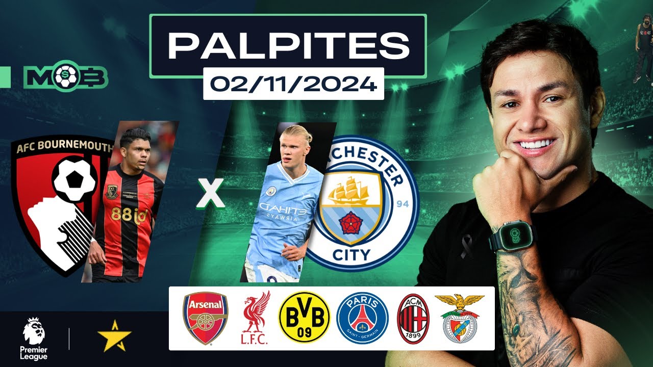 PALPITES DE FUTEBOL PARA O DIA 02 11 2024 + BILHETE PRONTO (SABADOU NO MUNDO BET)