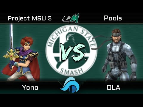 Project MSU 3 Pools - Yono (Roy/Meta Knight) vs. Ola (Snake/Toon Link)