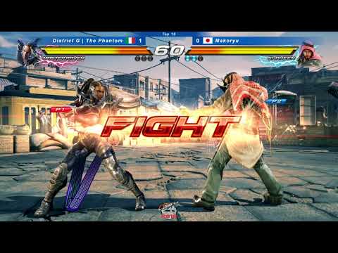 CELTIC THROWDOWN 2018 Tekken 7 top 16 District G The Phantom vs Makoryu