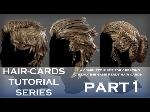 Realtime Hair Cards Tutorial : 01 Intro and Blockout