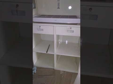 4 door metal galvanized steel modular wardrobe, for home by ...