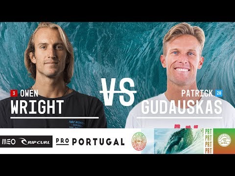 Owen Wright vs. Patrick Gudauskas - Round Three, Heat 10 - MEO Rip Curl Pro Portugal 2018