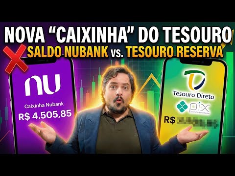 Adeus Nubank? O novo TESOURO RESERVA 24h é melhor que as Caixinhas!