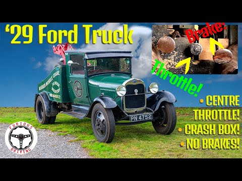 Thumbnail for Driving a 1929 Ford Model AA truck-the throttle is the brake!! by Ford Model AA