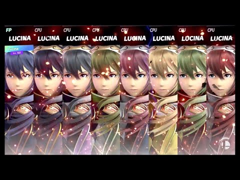 Super Smash Bros Ultimate Amiibo Fights – Request #11112 Lucina Frenzy