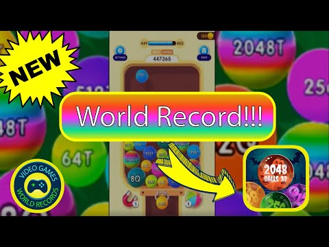 2048 Balls World Record by @andrew_1998 Highest Score -  1126303 - Max tile 256Sp [current]