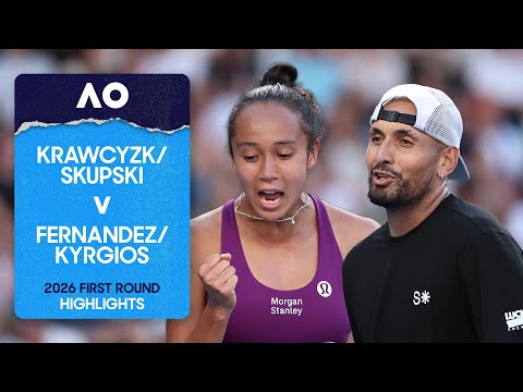 Skupski/Krawczyk v Kyrgios/Fernandez Highlights | Australian Open 2026 First Round