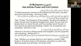 Your Character in the Shade of Allah's Name, Al-Muhaymin