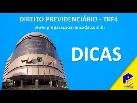 TRF4 - Direito Previdenciário - Professor Milvio Braga