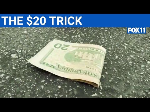 Criminals using $20 'distraction' tactic to scam victims  | FOX 11 LA