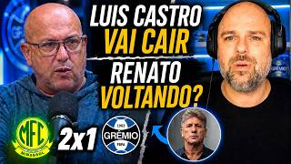 BOMBA! CESAR CIDADE DIAS E CARECA DE SABER DETONAM e LUÍS CASTRO DEMITIDO? MIRASSOL 2X1 GRÊMIO