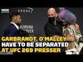 Sean O'Malley, Cody Garbrandt Have Impromptu Staredown After Fiery Exchange | UFC 269 | MMA Fighting