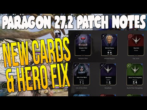 PARAGON 27.2 PATCH "NEW CARDS, DEKKER FIX, WEEKLY CARD PACK & MUCH MORE!" (Paragon News)