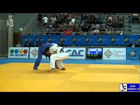 Judo 2012 European Championship Juniors: Ivanov (BUL) - Ntanatsidis (GRE) [-81kg] semi-final