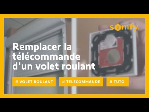 comment regler un volet roulant electrique somfy rts