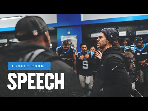Carolina Panthers Victory Speech vs Rams | Week 13