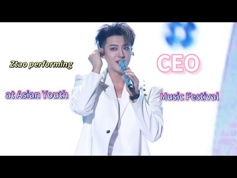 ZTAO performing "CEO" at Asian Youth Music Festival