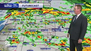 A few storms possible overnight