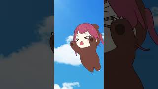 【ホロライブ切り抜き】クマリンが月で出会ったのは…！？🐻🐰#兎田ぺこら #shorts【切抜き】