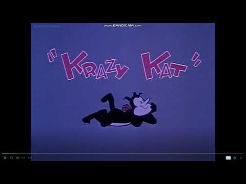 Krazy Kat (1962) Paramount Cartoon Studios/Jack Kinnley Intro Variant