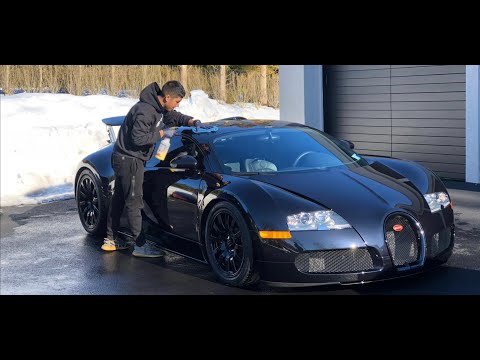 Thumbnail for Detailing a Bugatti Veyron & Ferrari SF90 Stradale! Started a Exotic Car Detailing Company at 16! by Ferrari SF90 Stradale