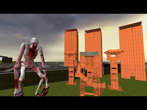 Scary SCP-096 vs Towers In Garry's Mod! part 7