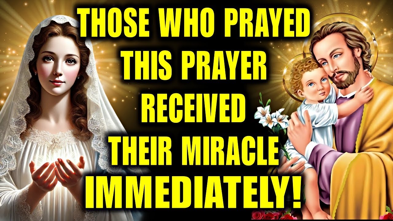 💖VIRGIN MARY and SAINT JOSEPH🙏 Prayer for Family Protection, Healing and Finances