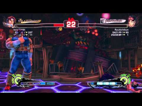 SSFIVAE:  Fei-long (Ryukichikun) vs. T.Hawk (toro1006t)  HD