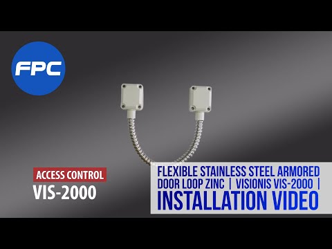 How to Install an Armored Door Loop to a Door Frame | Visionis VIS-2000