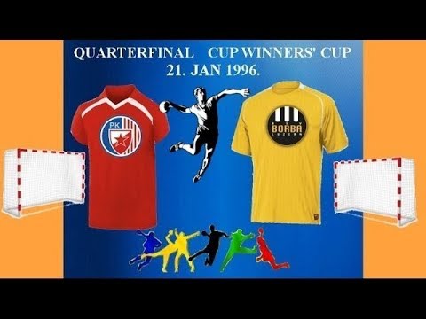 Handball ГАНДБОЛ 1996 RK CRVENA ZVEZDA BSV BORBA LUZERN    Quarter finals of the Cup Winners' Cup