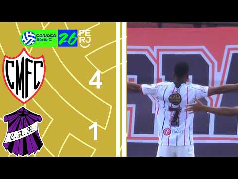 CARIOCA SÉRIE C 2026 - SEMIFINAL - JOGO DE IDA - CARDOSO MOREIRA 4X1 CAMPOS