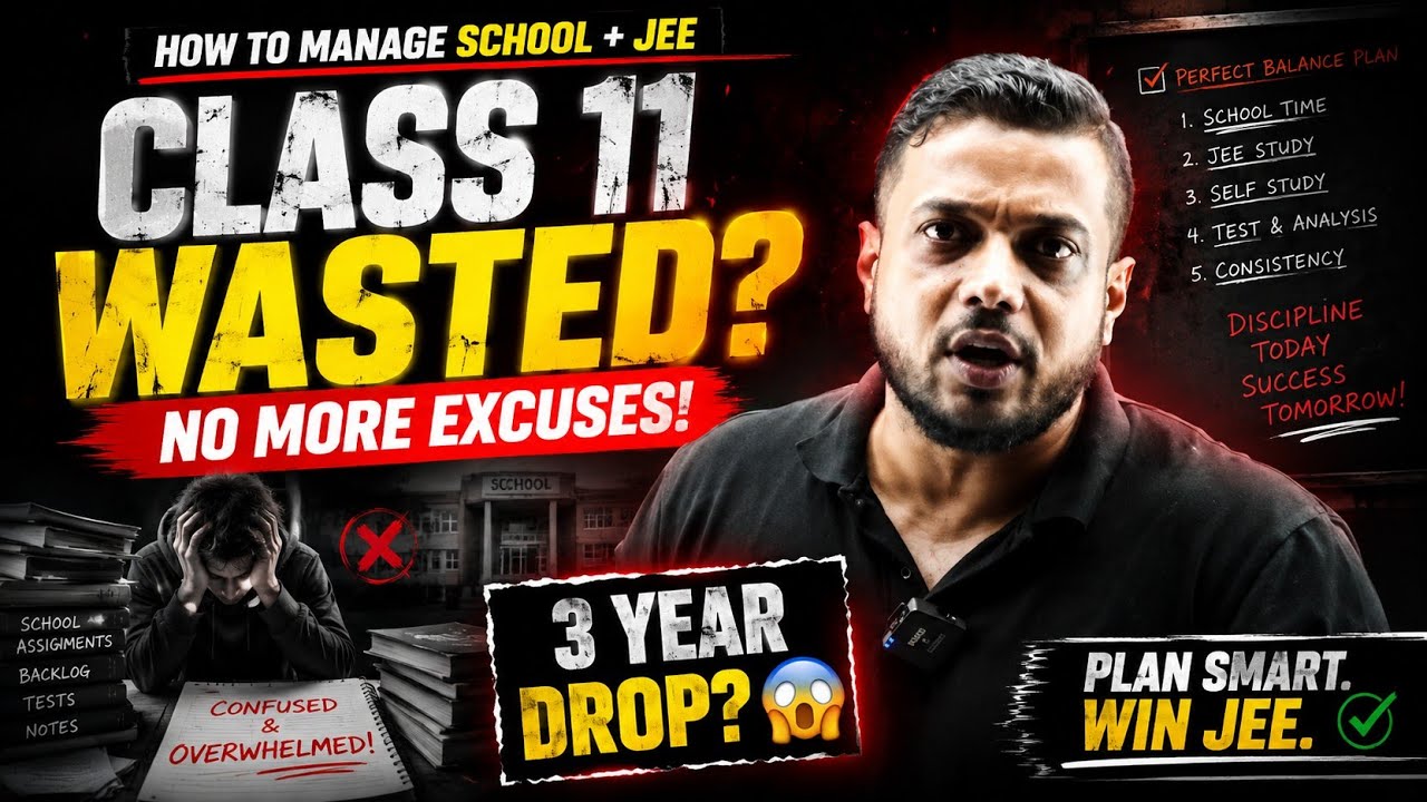Rajwant Sir Is Very Upset 😔⁉️ |How to Manage School + JEE (No More Excuses!) | Rajwant Sir |