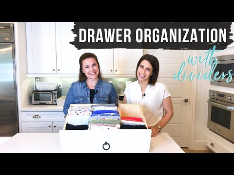How To Organize + Divide Drawers