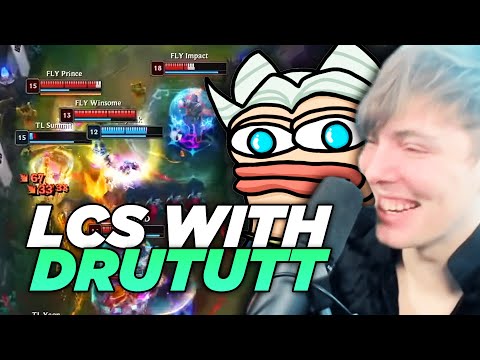 LS | DRUTUTT JOINS TO WATCH LCS MORPH INTO LCK | TL vs FLY