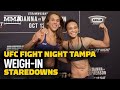 UFC Tampa Weigh-In Staredowns - MMA Fighting