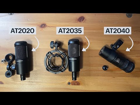 Audio-Technica Microphones Review (AT2020, AT2035, and AT2040)